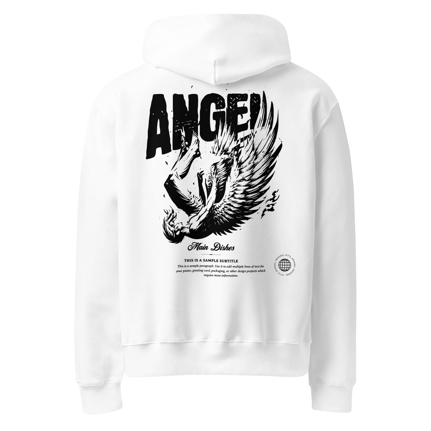 Oversized heavyweight hoodie - D.T line