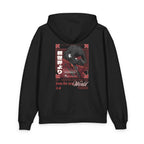Anime Streetwear Hoodie — Red Graphic "From the Deep" Back Print - D.T line