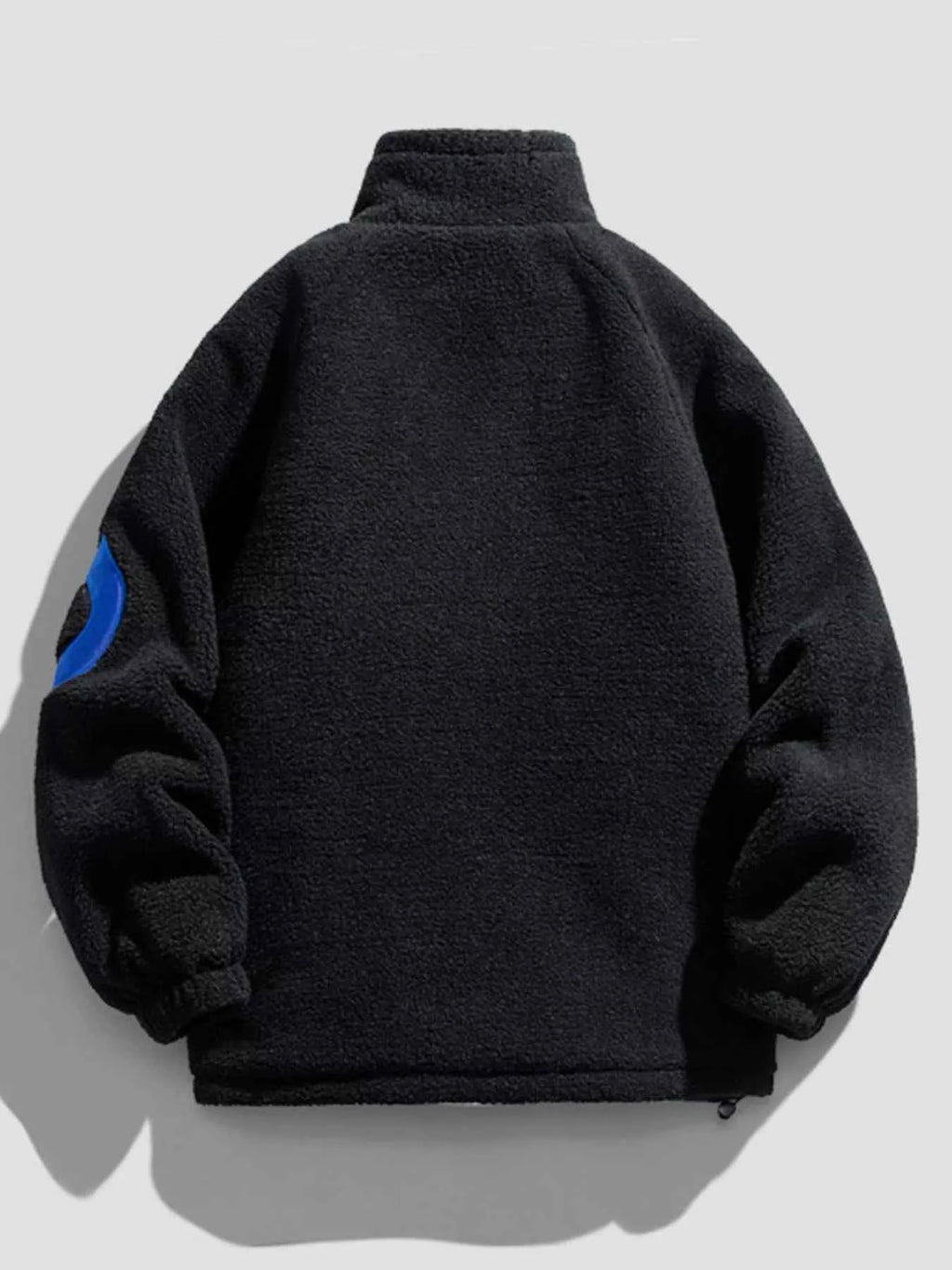 FLEECE ZIP-UP JACKET WITH GRAPHIC – PLUS FIT