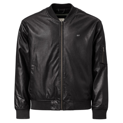 Leather Bomber Jacket - D.T line