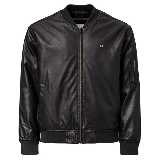Leather Bomber Jacket - D.T line