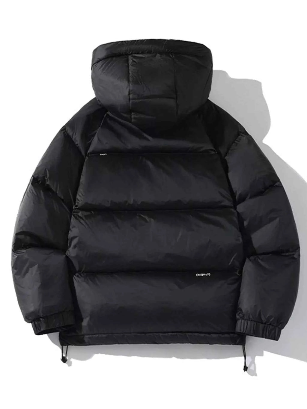 LIGHTWEIGHT PADDED HOODED JACKET – PLUS FIT