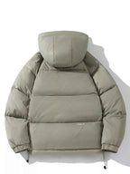 LIGHTWEIGHT PADDED HOODED JACKET – PLUS FIT
