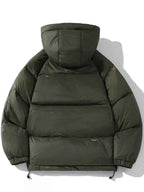 LIGHTWEIGHT PADDED HOODED JACKET – PLUS FIT