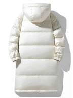 Men's Full Size Longline Hooded Down Coat Plus Size - D.T line