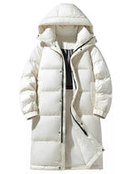 Men's Full Size Longline Hooded Down Coat Plus Size - D.T line
