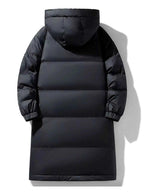 Men's Full Size Longline Hooded Down Coat Plus Size - D.T line