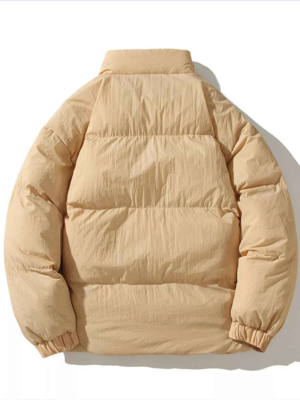 Men's Full Size Zip Up Fleece Puffer Jacket Plus Size - D.T line