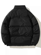 Men's Full Size Zip Up Fleece Puffer Jacket Plus Size - D.T line