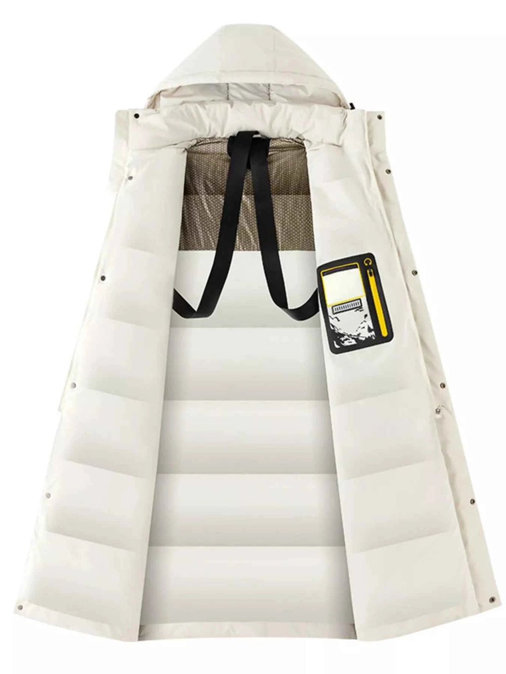 Men's long down coat