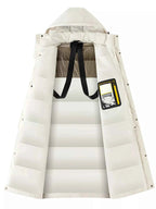 Men's long down coat