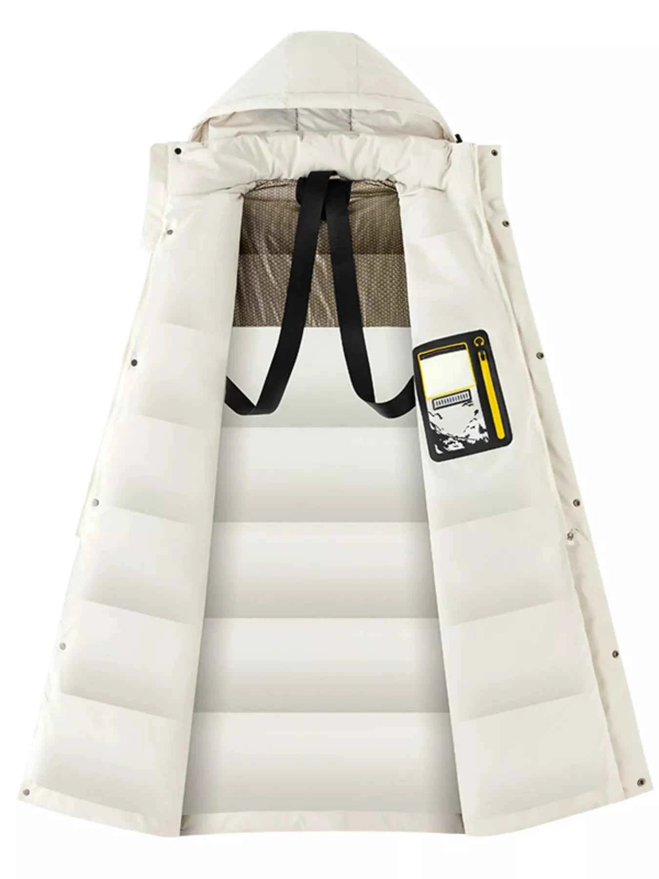 Men's long down coat