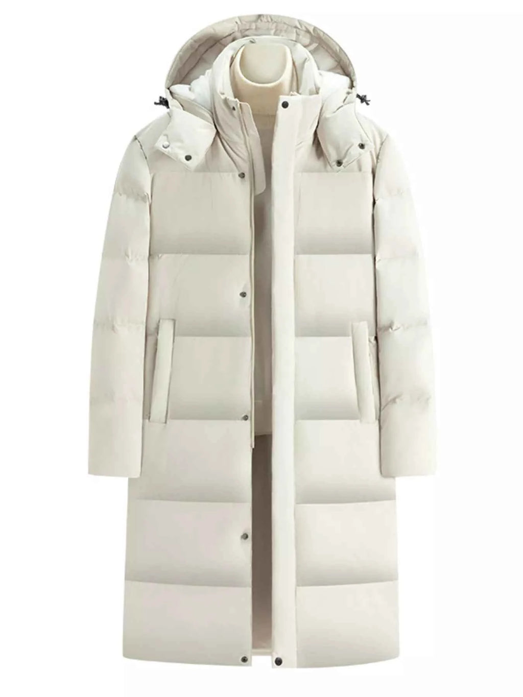 Men's long down coat