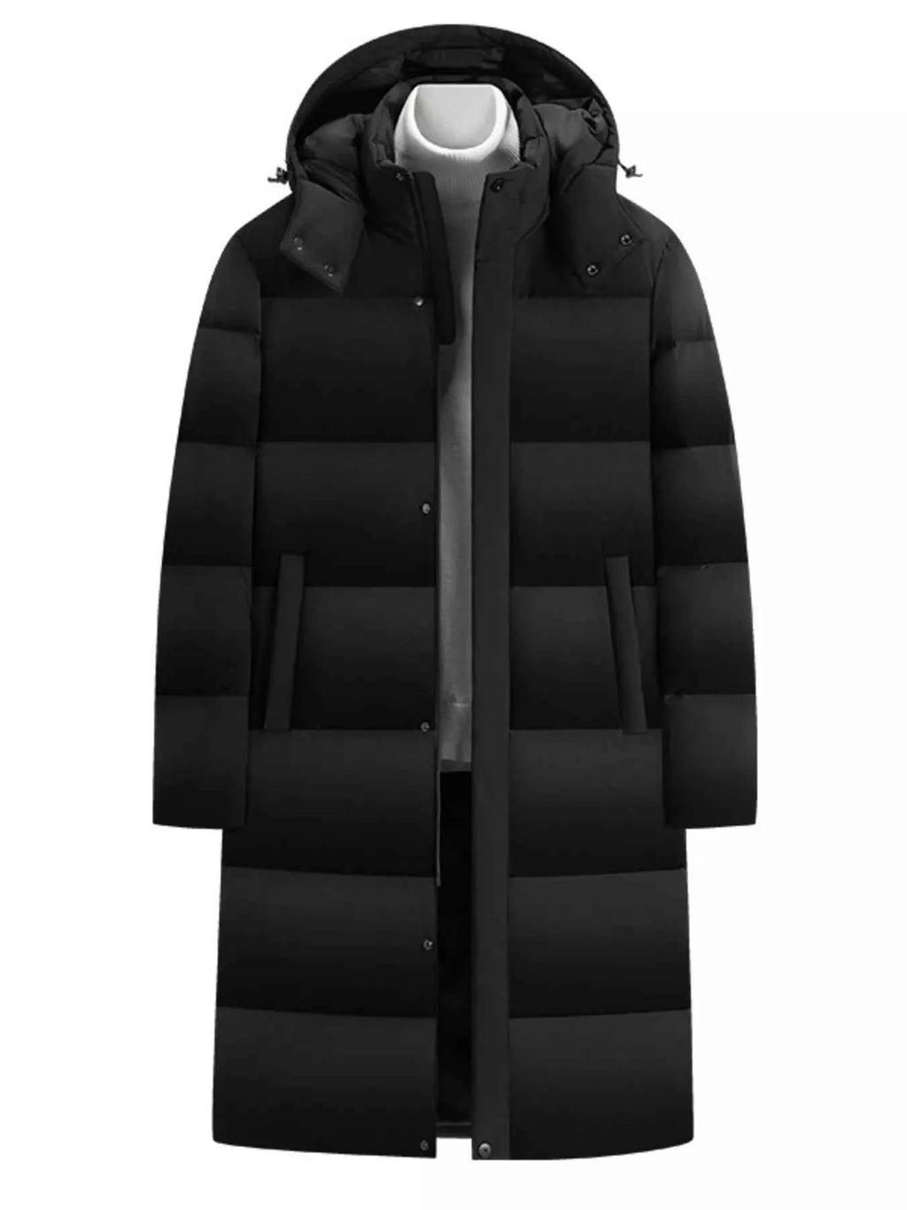 Men's long down coat