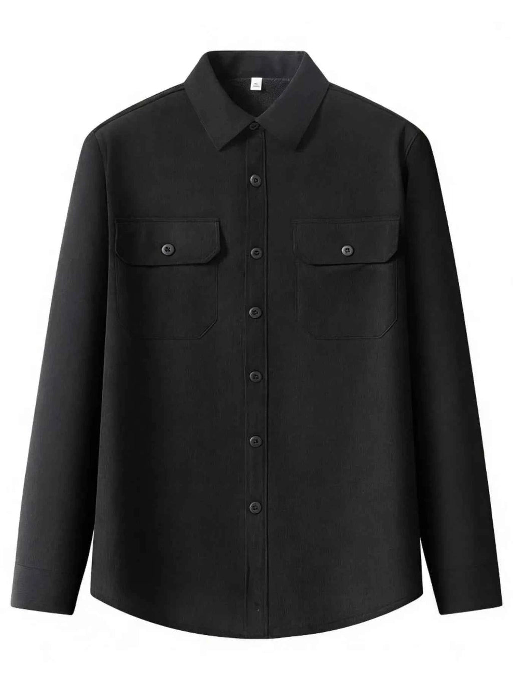 Men's Plus Size Button Up Long Sleeve Shirt - D.T line