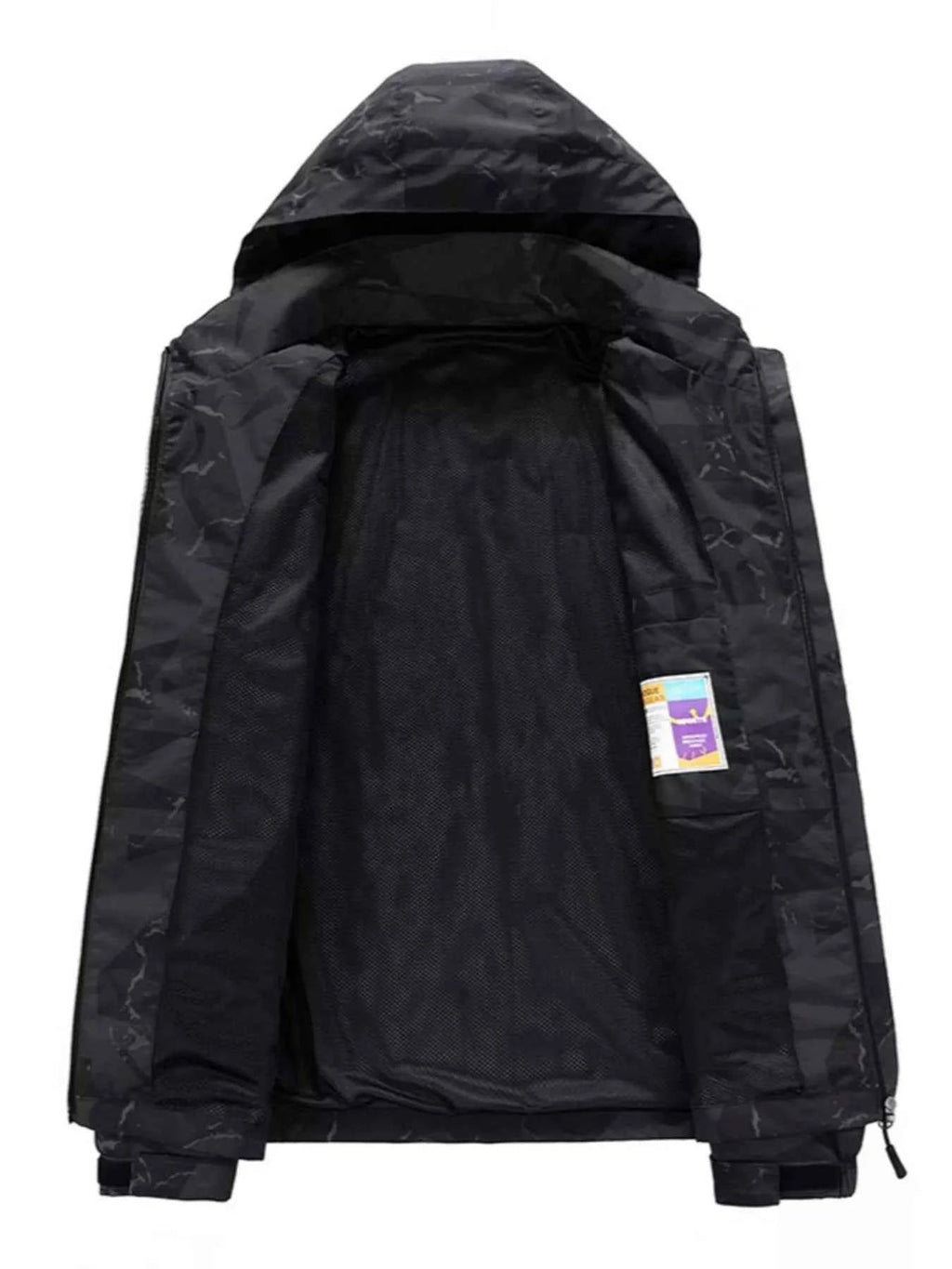 Men's Plus Size Camouflage Waterproof Outdoor Jacket - D.T line