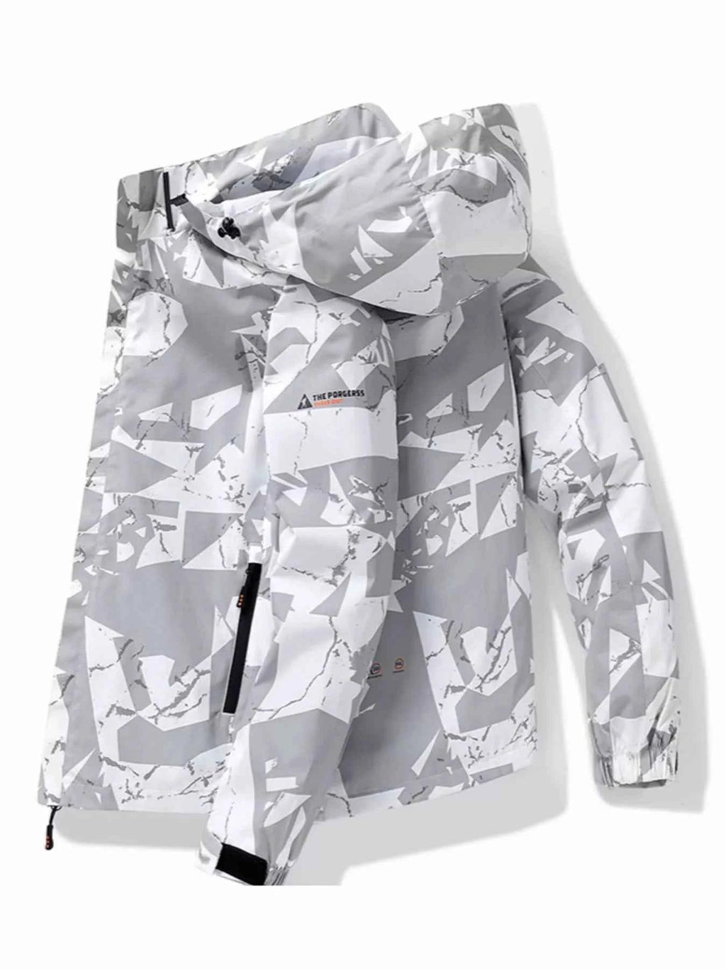 Men's Plus Size Camouflage Waterproof Outdoor Jacket - D.T line