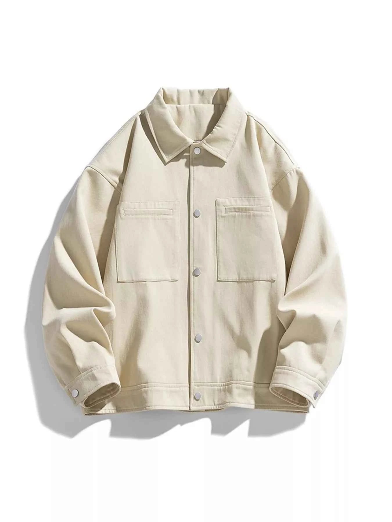 Men's Plus Size Casual Snap - Down Jacket - D.T line