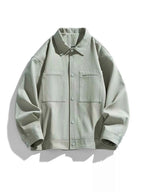 Men's Plus Size Casual Snap - Down Jacket - D.T line