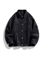 Men's Plus Size Casual Snap - Down Jacket - D.T line