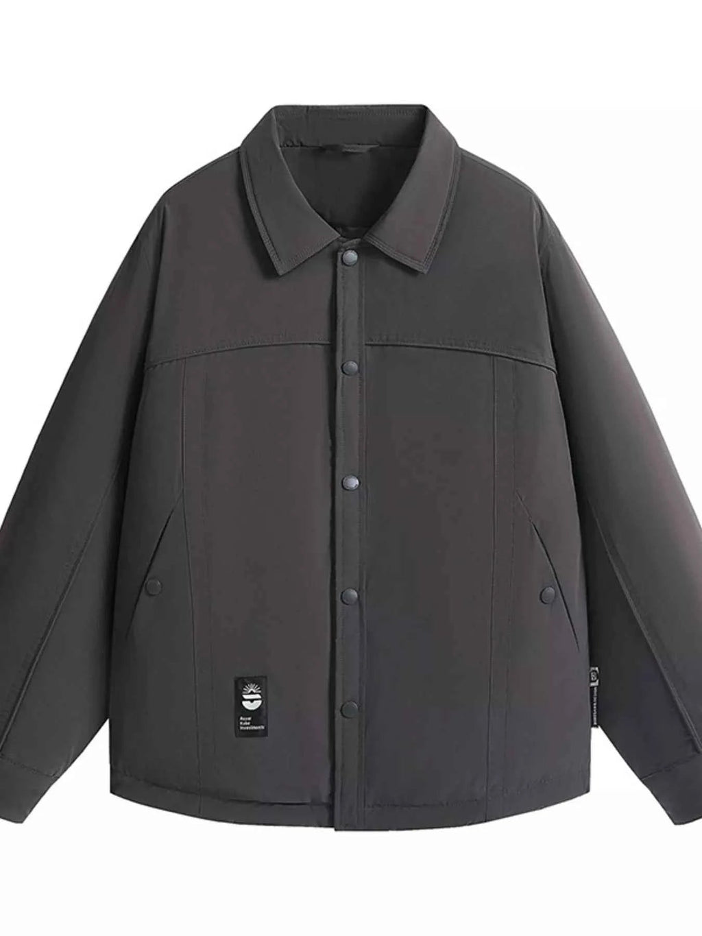 Men's Plus Size Casual Snap - Down Lightweight Jacket - D.T line