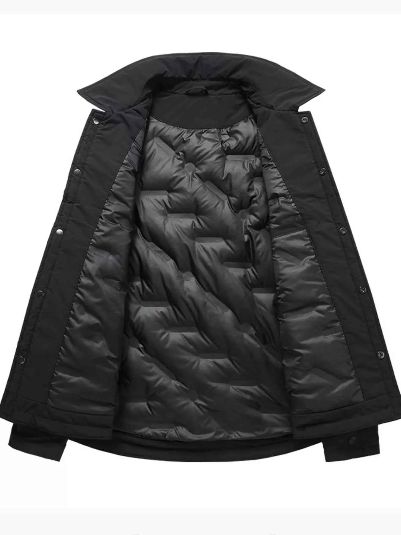 Men's Plus Size Casual Snap - Down Lightweight Jacket - D.T line