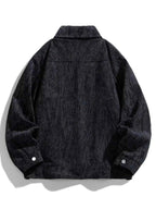 Men's Plus Size Corduroy Button - Down Casual Jacket - D.T line