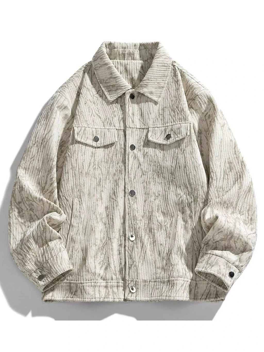 Men's Plus Size Corduroy Button - Down Casual Jacket - D.T line