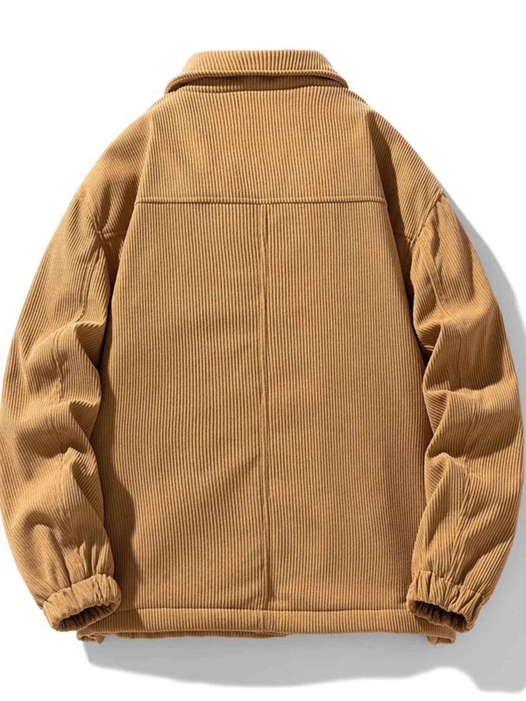 Men's Plus Size Corduroy Sherpa Lined Trucker Jacket