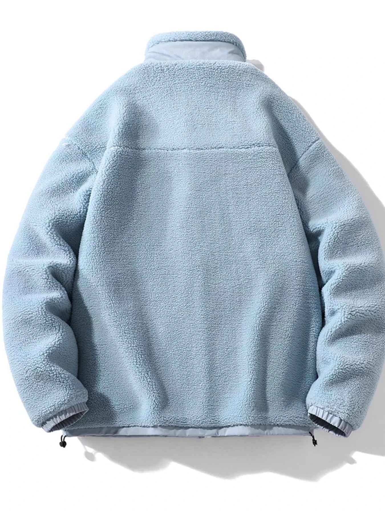 Men's Plus Size Cozy Fleece Full - Zip Jacket - D.T line