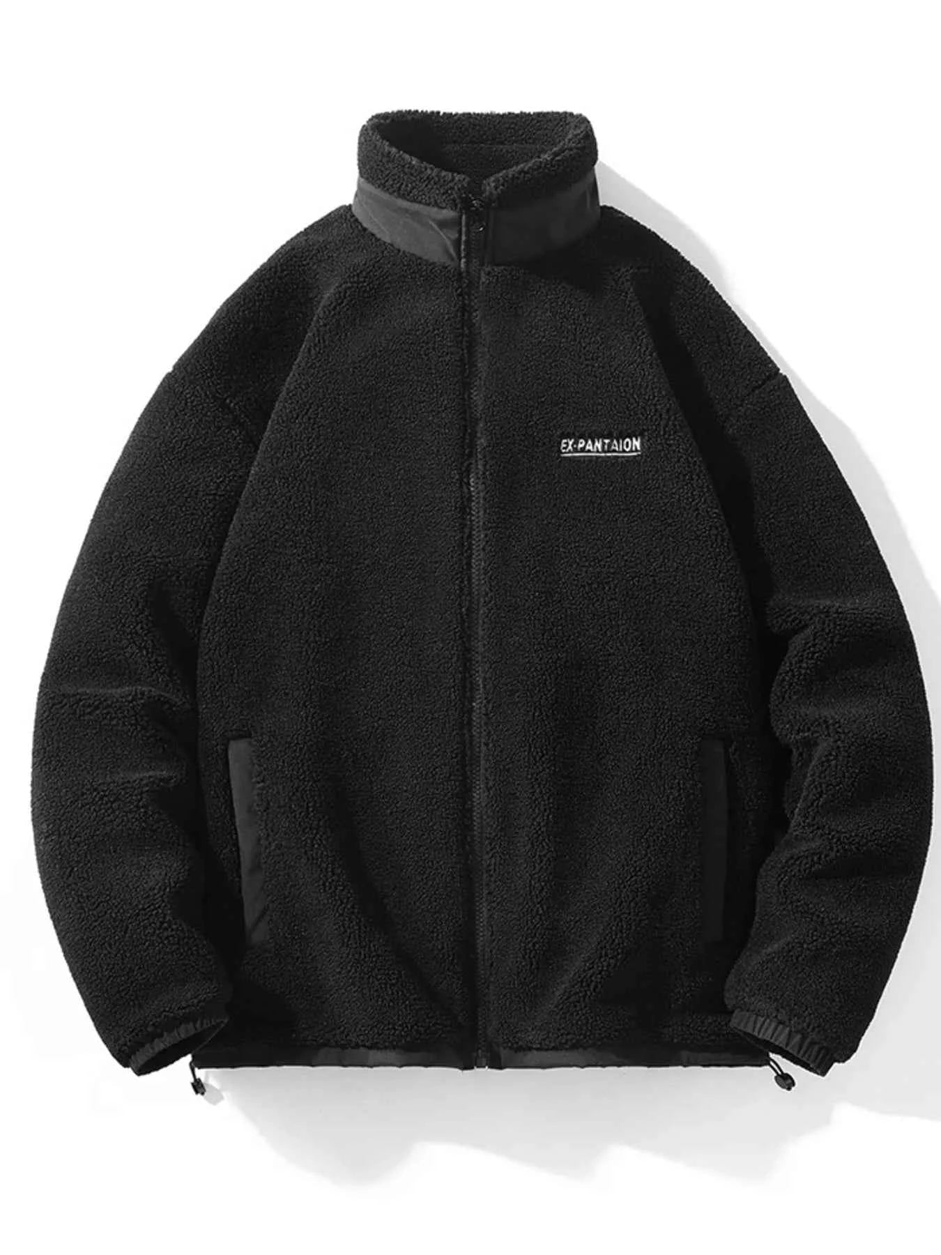 Men's Plus Size Cozy Fleece Full - Zip Jacket - D.T line