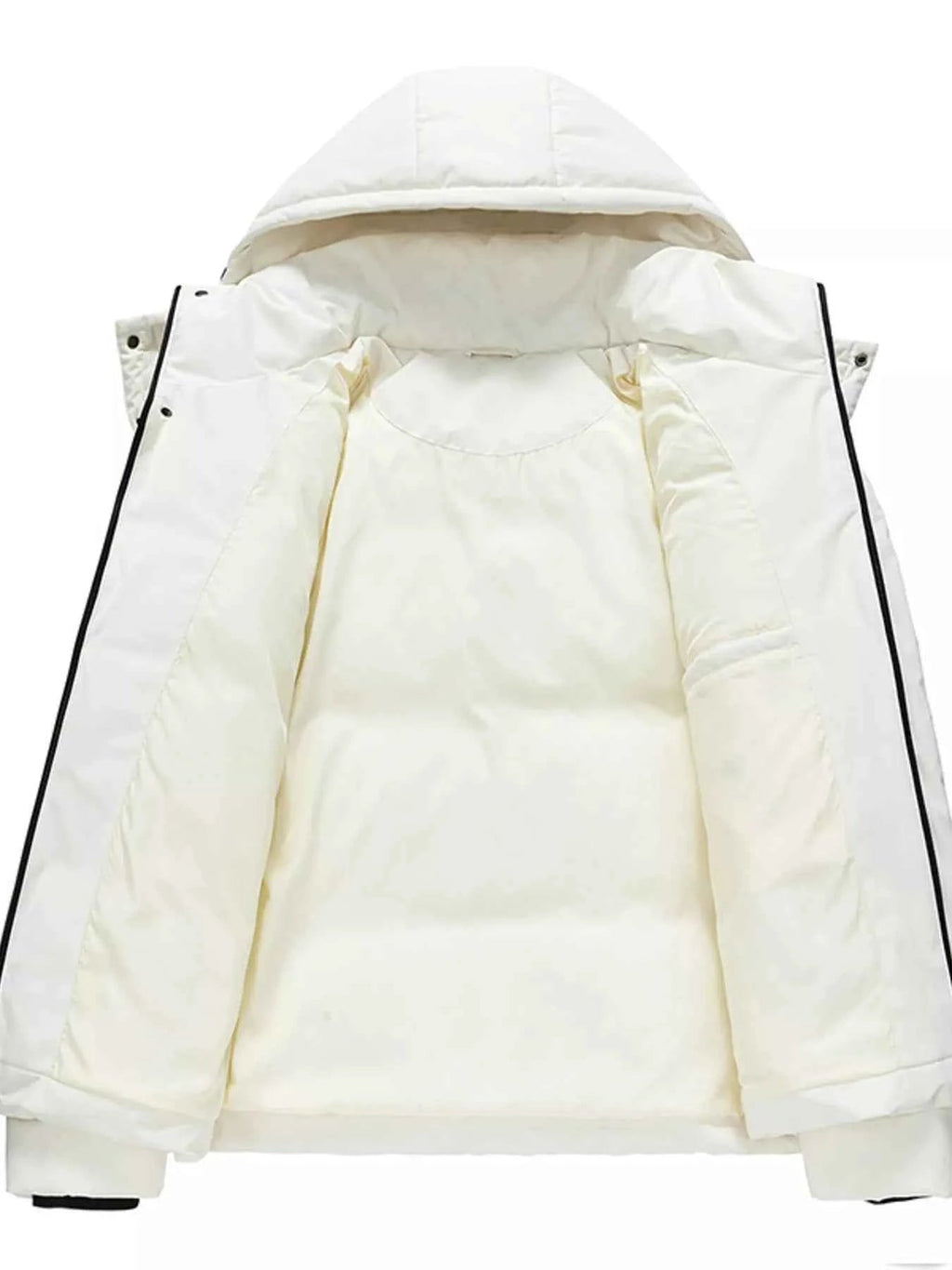 Men's Plus Size Hooded Padded Winter Coat - D.T line