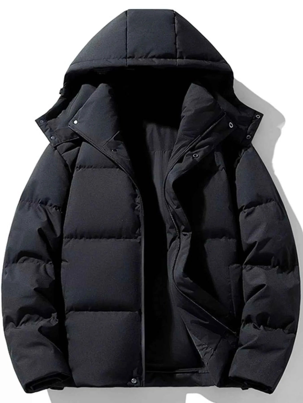 Men's Plus Size Hooded Padded Winter Coat - D.T line