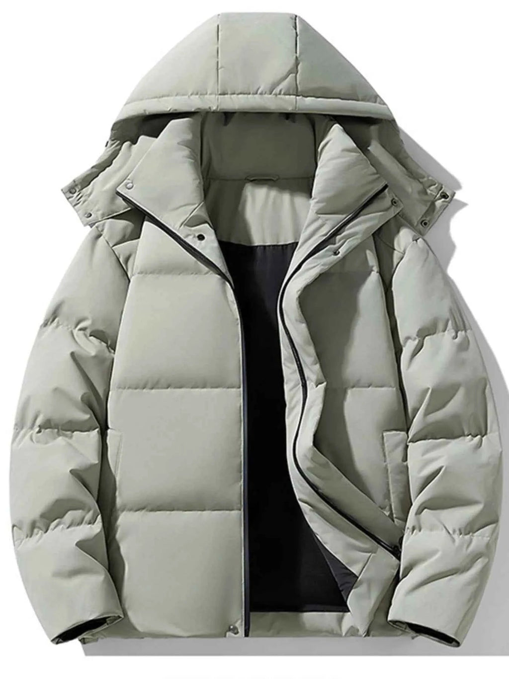 Men's Plus Size Hooded Padded Winter Coat - D.T line