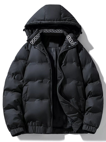 Men's Plus Size Hooded Padded - D.T line