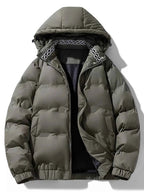 Men's Plus Size Hooded Padded