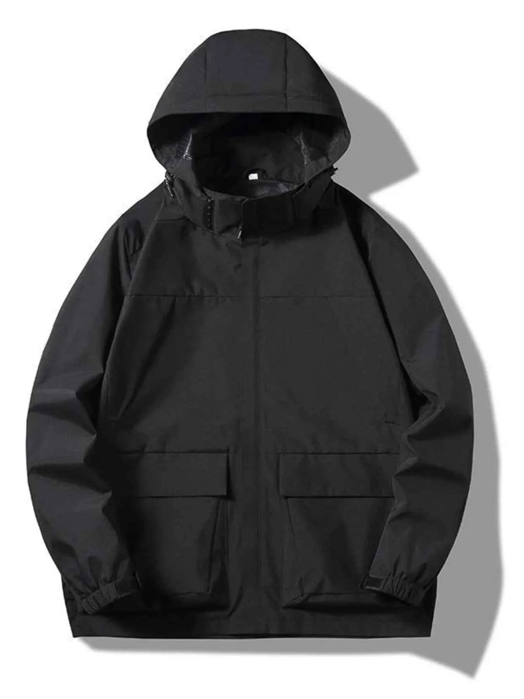 Men's Plus Size Hooded Windproof Outdoor Jacket - D.T line