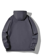 Men's Plus Size Hooded Windproof Outdoor Jacket - D.T line