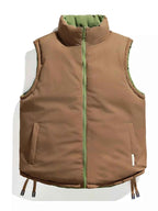Men's Plus Size Sleeveless Padded Puffer Vest - D.T line