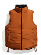 Men's Plus Size Sleeveless Padded Puffer Vest - D.T line