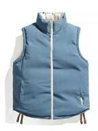 Men's Plus Size Sleeveless Padded Puffer Vest - D.T line