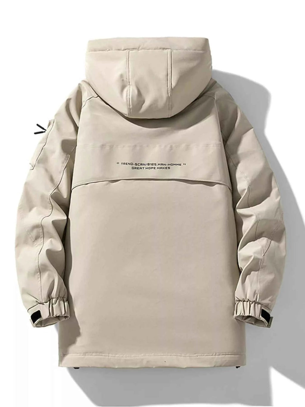 Men's Plus Size Urban Style Hooded Winter Padded Jacket - D.T line