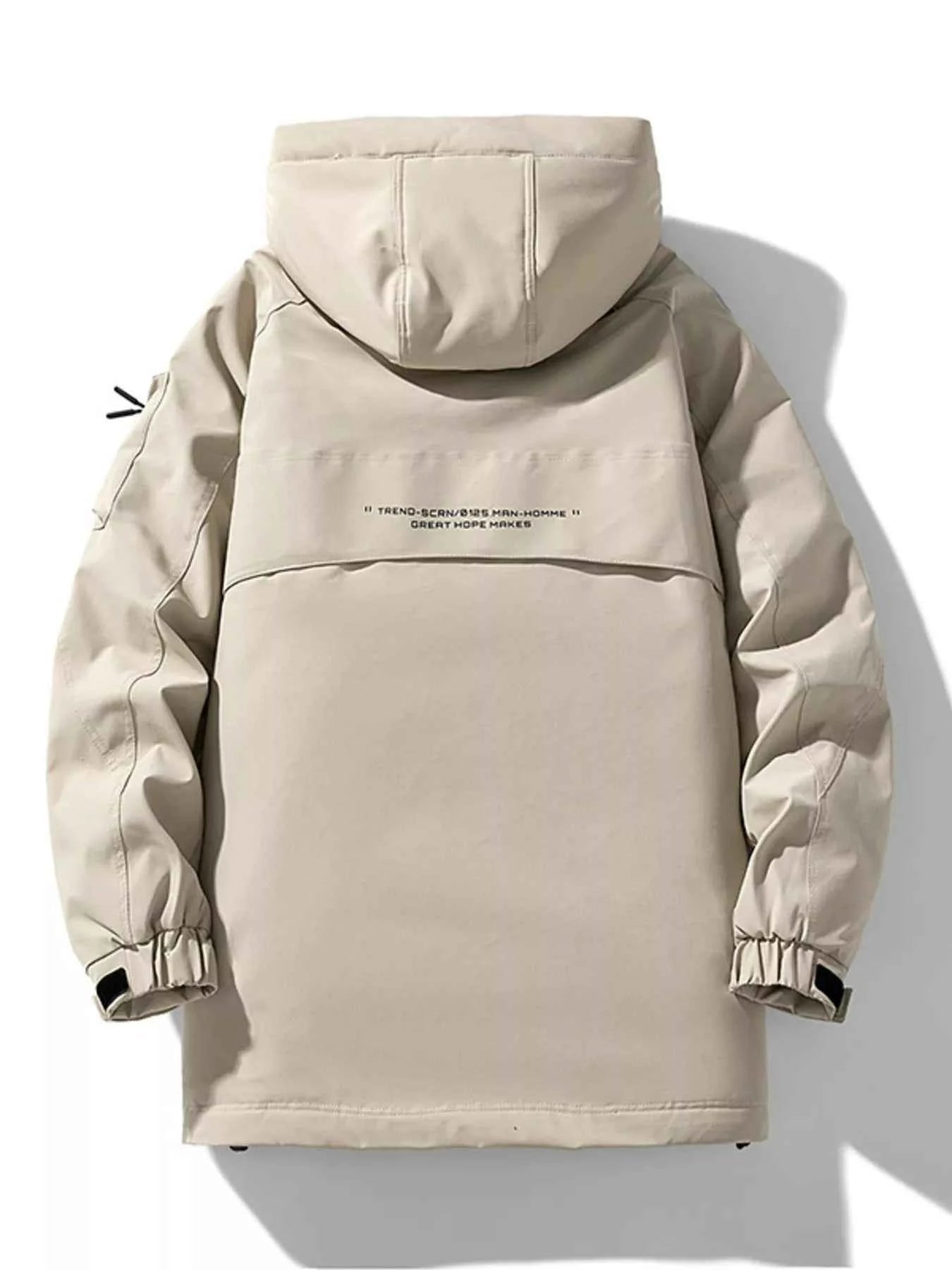 Men's Plus Size Urban Style Hooded Winter Padded Jacket - D.T line