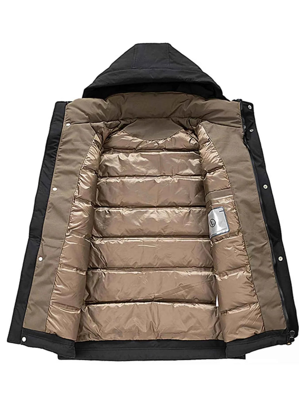Men's Plus Size Urban Style Hooded Winter Padded Jacket - D.T line