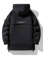 Men's Plus Size Urban Style Hooded Winter Padded Jacket - D.T line