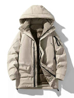 Men's Plus Size Urban Style Hooded Winter Padded Jacket - D.T line