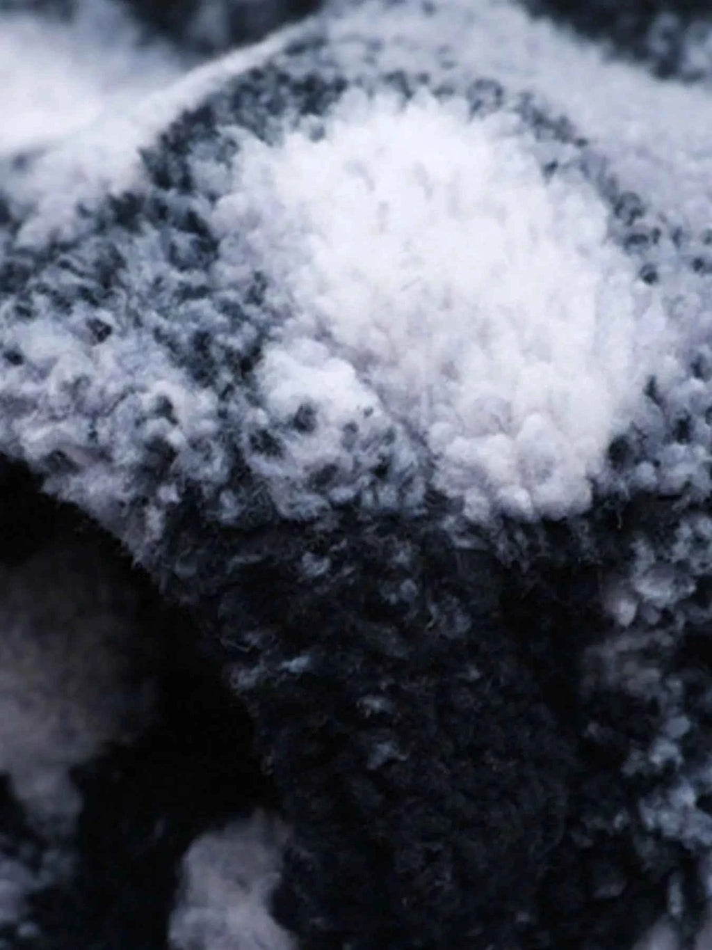 Men's Plus Size Zip Up Abstract Pattern Fleece Jacket