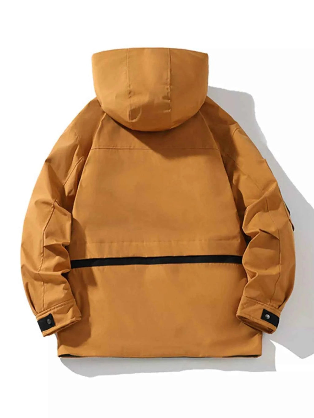 Men's Plus Size Zip Up Hooded Jacket - D.T line