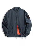 Men's Plus Size Zip Up Long Sleeve Jacket - D.T line