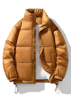 Men's Plus Size Zip Up Winter Puffer Jacket - D.T line